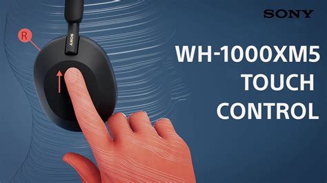 sony headphones touch control|sony wh 1000xm5 touch controls.